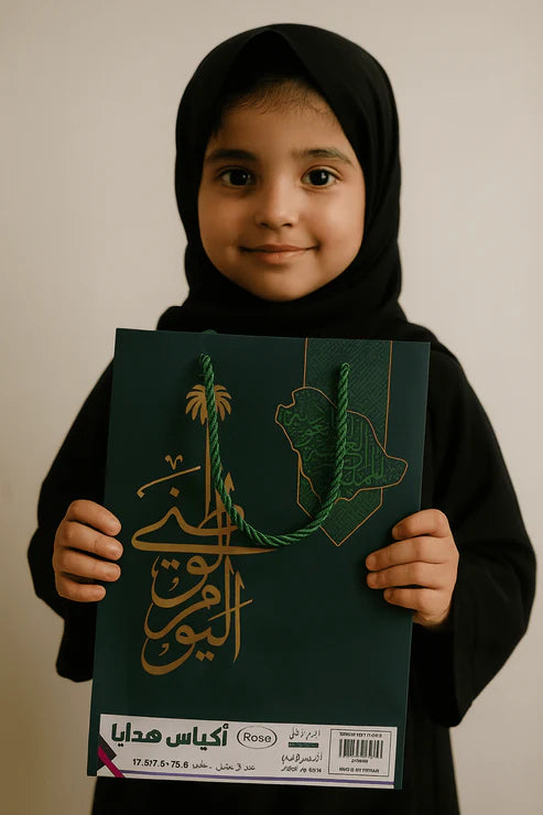 Rose Saudi National Day Gift Bags (3Pcs)