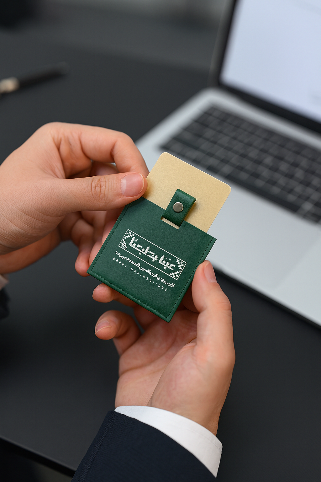 Saudi National Day Card Holder